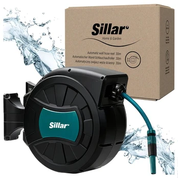 Sillar ritė automatinė sodo žarnos ritė 30 m 1/2"