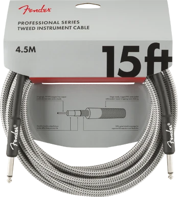 Instrumentinis kabelis Fender Professional 4,5M WH T