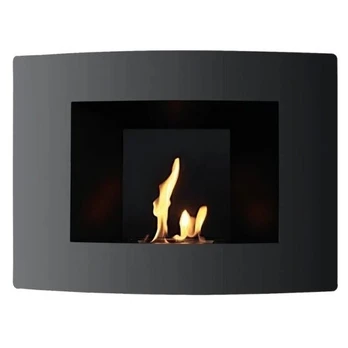 TENDERFLAME WALL BLACK biožidinys pakabinamas
