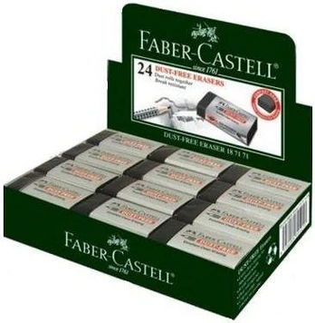 Faber-Castell juodas trintukas be dulkių
