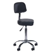 Meistro kėdutė COSMETIC BEAUTY STOOL PRACTIC SHAPE BLACK kaina