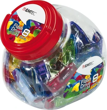 Emtec USB2.0 C410 32GB Candy Jar 80 pces