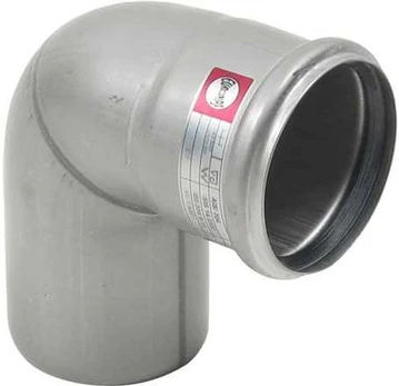 BLÜCHER bøjning 75mm 87,5 grader rustfri