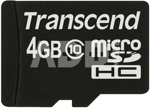 Transcend MicroSD SDHC 4GB Class 10