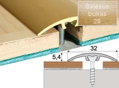 Profilis Effector A66 sujungimo | šv.bukas 93 cm 32x5,4 mm