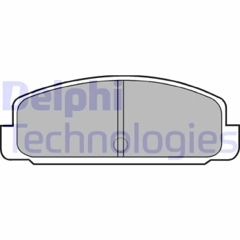 DELPHI LP0401 Brake pad set