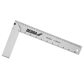 „Dedra Construction“ kvadratas, 500 x 225 mm aliuminis (ML2064)