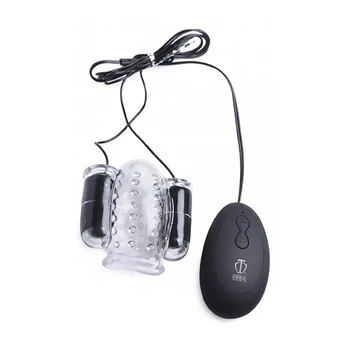 XR Brands Master Series Dual Vibrating Silicone Intimate Head Massager