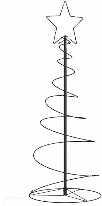 LED Kalėdų eglutė 80 LED Šiltai Balta 120 cm