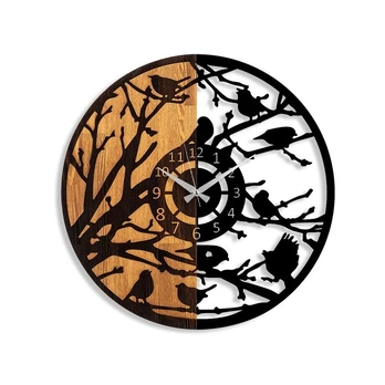 Sieninis laikrodis Wooden Clock 79