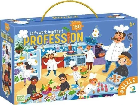 Dodo Dėlionė 150 profesijų. Virėjai