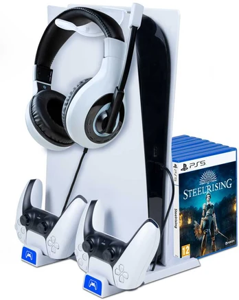 Nacon BIG BEN PS5/PS5 Slim Console stovas su DualSense įkrovikliu