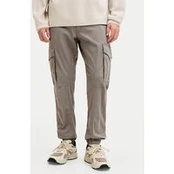 Jack & Jones Medžiaginės kelnės Paul Flake 12139912 Pilka Regular Fit