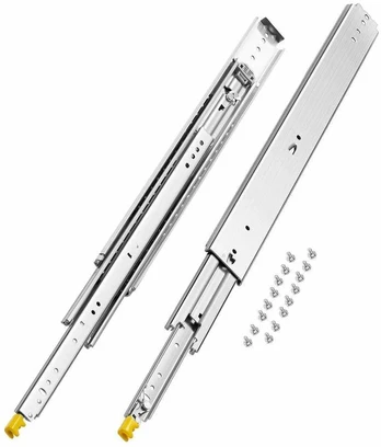 Minkšti uždarymo stalčių bėgeliai, 46-152 cm