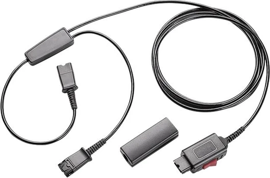 Plantronics Poly Y-Splitter Adapteris - Juodas