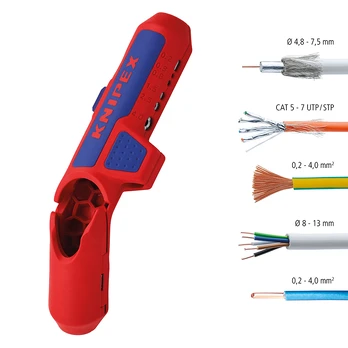 Knipex Knipex ErgoStrip universalus nuėmimo įrankis kairiarankiams