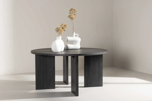 Venture Design Kavos staliukas, Askerön, ⌀80 cm, Juodas
