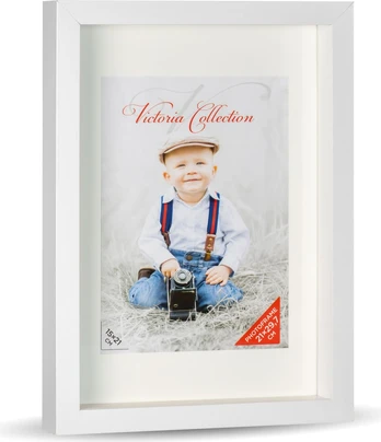 Photo frame 3D 21x29,7 white | 21403