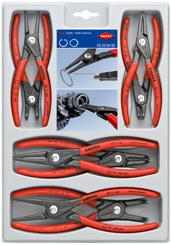 KNIPEX CIRCLIP REPLYS SEGERA RINKINYS 8 vnt.