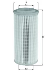 Oro filtras MAHLE LX1595 kaina