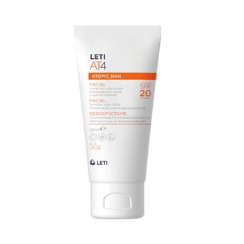 Veido kremas nuo saulės Leti at spf20, 50ml