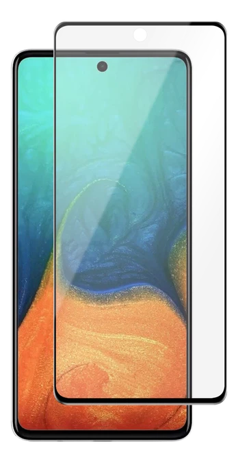 DELTACO ekrano apsauga, Samsung A71 / Note10 Lite , 2,5D pilnas stiklas
