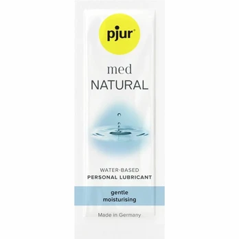 Pjur Med Natural Water-Based Lubricant 2ml - Gentle Hydration Formula