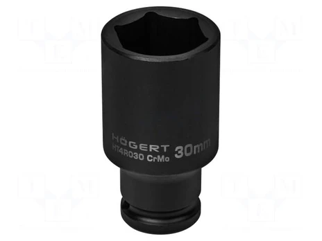 Socket | 6-angles,socket spanner,impact | HEX 30mm | 1/2" | long