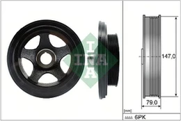 INA 544 0142 10 Crank pulley kaina