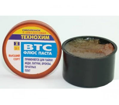 Litavimo fliusas - pasta VTS 20ml TECHNOCHIM fliusas-pasta litavimui