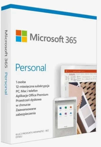 Microsoft 365 Personal + Copilot PL - licencja na rok