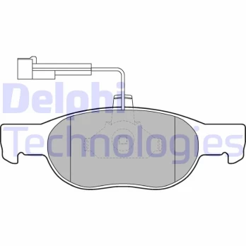 DELPHI LP1585 Brake pad set