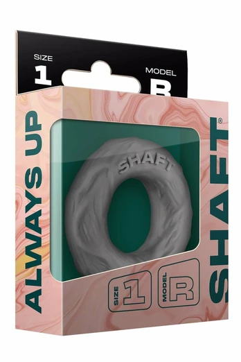 SHAFT C-RING Model R Small Gray Flexiskin™ Liquid Silicone 4.6cm