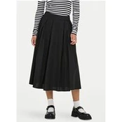 ONLY Trapecijos formos sijonas Maila 15369555 Juoda Regular Fit