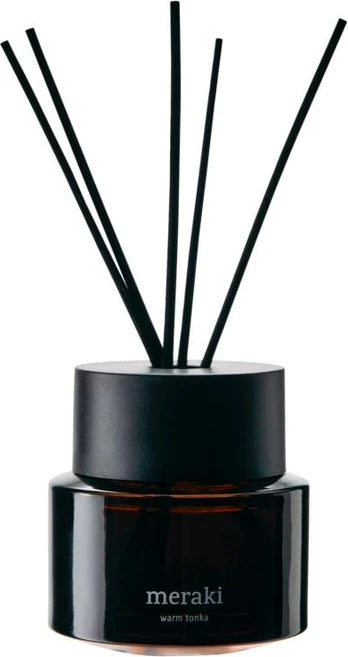 Meraki - Diffuser, Warm tonka - Black - h: 8 cm, dia: 7 cm