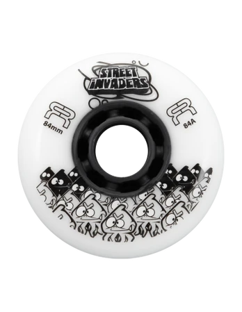 FR - STREET INVADERS WHEEL ROUND PROFILE 84/84A - 4 PACK White