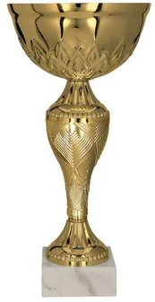 Detal Auksinis metalinis puodelis