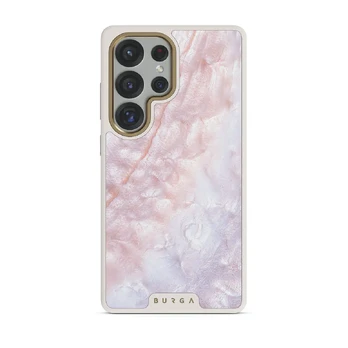 Mermaid Crown - Sea Shell Samsung Galaxy S25 Ultra Case, Elite Light (Magnetic) / Gold