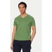 Lacoste Marškinėliai TH6710 Žalia Regular Fit