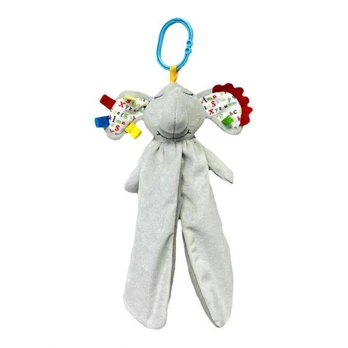 Toy Blanket Sensory - 94997 - MILUŚ - ELEPHANTE - size 25 cm