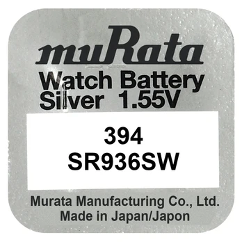Murata 394 (SR936SW) sidabro oksido baterijos 10 vnt.