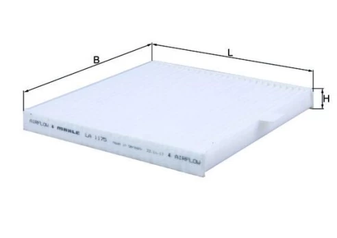 Filtras, salono oras KNECHT LA 1175