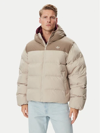 adidas Žieminė striukė KR7198 Šviesiai smėlinė Regular Fit