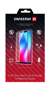 Swissten Full Face Tempered Glass Apple iPhone 14 Plus Black kaina