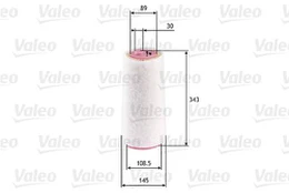 Oro filtras VALEO 585617 kaina