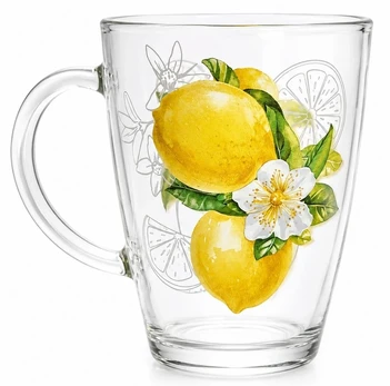 Stiklinis puodelis, 350 ml
