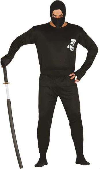 Vyriškas ninja kostiumas, Size, Height - L