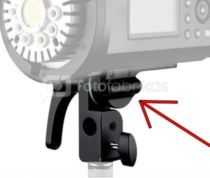 Godox AD600PRO statiefaansluiting / neigkop