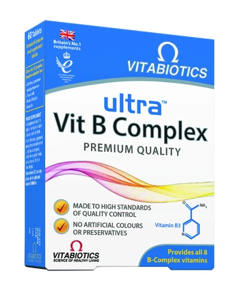 ULTRA Vit B Complex, 60 tablečių (Kaina perkant 2 prekes - galioja lojalumo programos dalyviams)