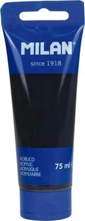 Akriliniai dažai Milan, 75ml, juodi